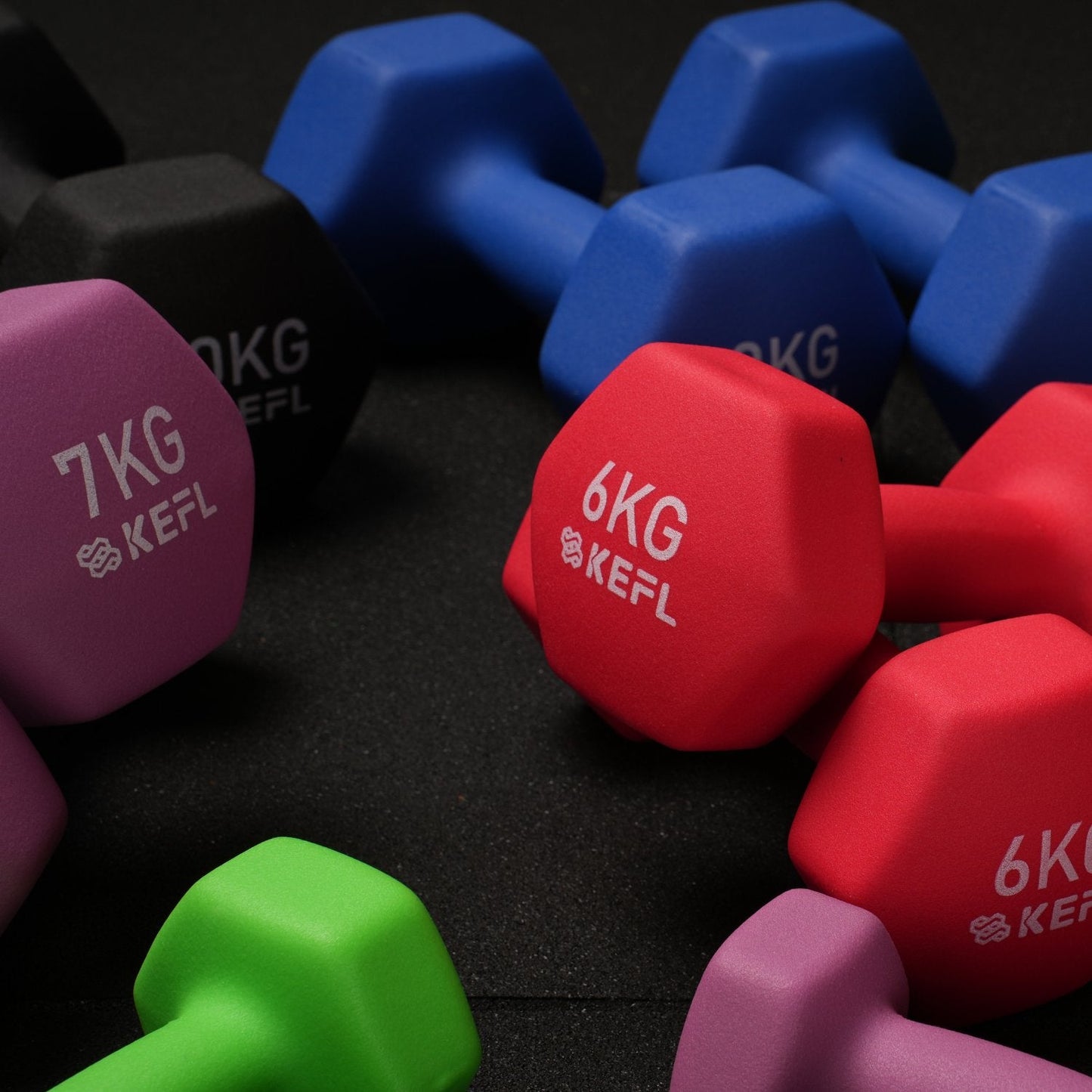 KEFL Sports Neoprene Dumbbells